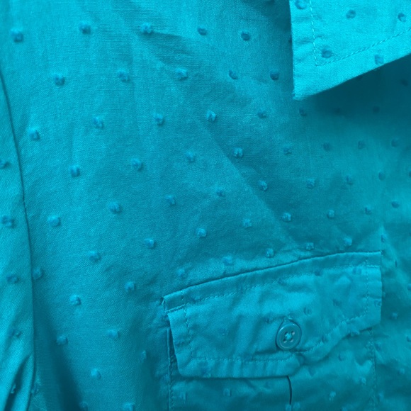 Embroidered Button Up Blouse - Picture 2 of 3